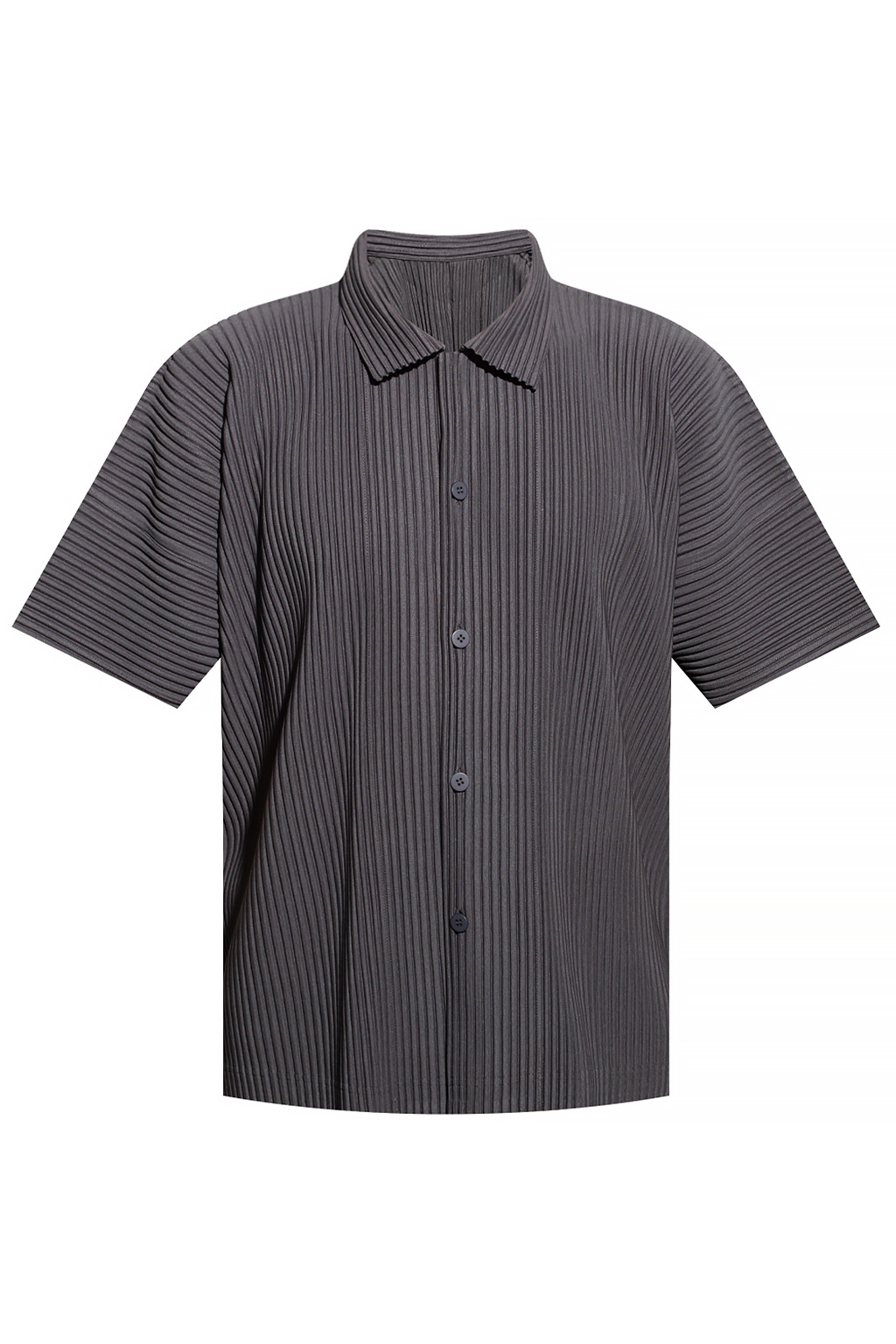 Issey Miyake Homme Plisse Pleated shirt with short sleeves